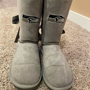 Official Seahawks bling boots